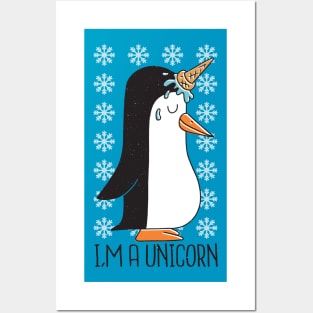 UNICORN PENGUIN Best gift Posters and Art